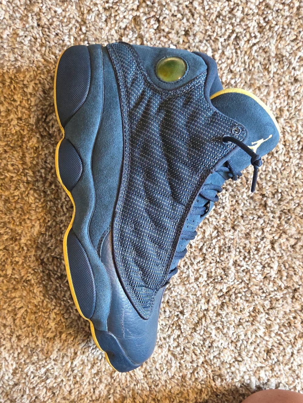 AIR JORDAN Retro 13 "Squadron Blue" Size 9.5 - Picture 6 of 16